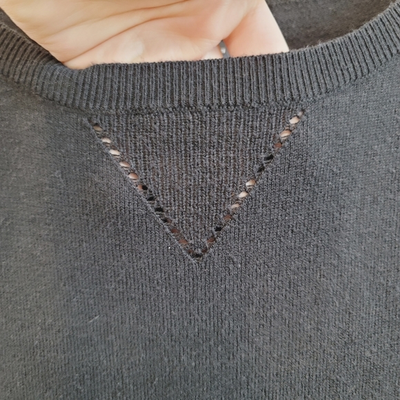 A.N.A. Black Long Sleeves Sweater Dress Women's Size Medium - Picture 6 of 10